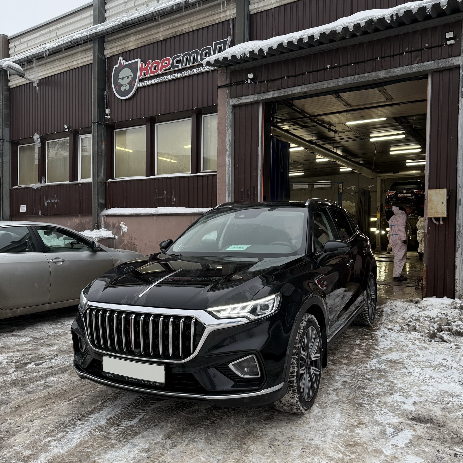 Hongqi HS5 перед антикоррозийной обработкой в центре КорСтоп