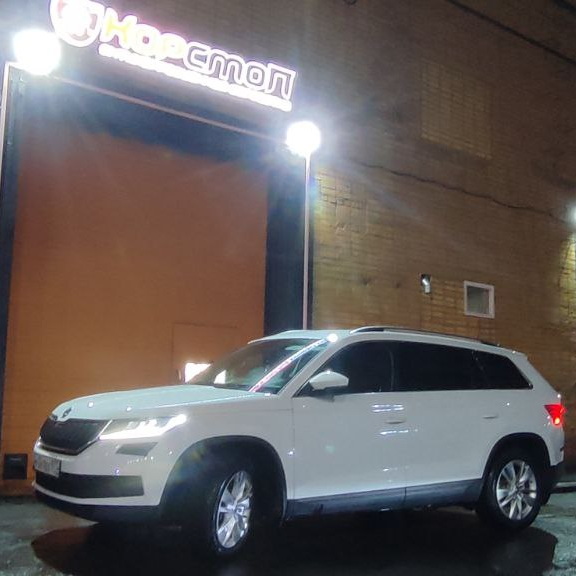 Skoda Kodiaq перед антикоррозийной обработкой в центре КорСтоп